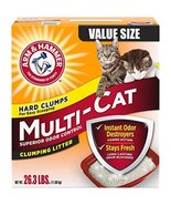 Arm &amp; Hammer MultiCat Clumping Litter, Scented 26.3lb - $892.62 MXN