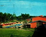 Ricreazione Area Motore Casa Motel Williamsburg VA Virginia Cromo Cartol... - $4.04