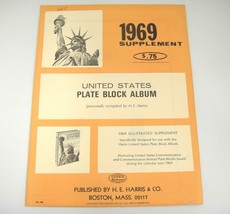 Harris 1969 United States Plate Block Album Supplement #460 Commemoratives NOS - $4.69