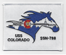 5&quot; Uss Colorado SSN-788 Navy Embroidered Patch - £23.12 GBP