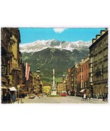 Austria Postcard Innsbruck Maria Theresien Strasse - $1.97
