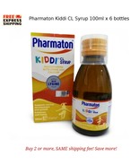 6x Pharmaton Kiddi CL Syrup 100ml Multivitamin with Lysine &amp; Calcium for... - $141.20 CAD