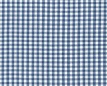 Cotton Carolina Gingham 1/8&quot; Checks Checkered Denim Fabric Print by Yard... - $12.95