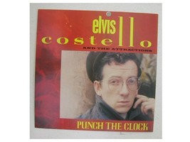Elvis Costello Poster Flat Old Different Punch The Clock - $8.96