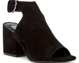 Steve Madden Women Slingback Sandals Bedford Size US 8.5M Black Suede - $32.67
