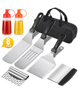 8PCS Griddle Accessories Kit, Flat Top Grill Accessories Set for Blackst... - $45.59 CAD