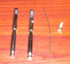 New Home JD1814 Free Arm Pair Retractable Spool Pins w/Stop Wire & Screw - $10.00