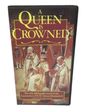 Queen Elizabeth II Crowned Coronation H.M. England GB VHS 1953 Documentary Royal - £11.76 GBP