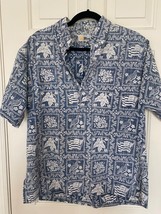 Vintage Reyn Spooner Men’s Reverse Print British Flag Hawaiian Shirt Siz... - $39.99