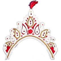 Dulhan's Crown Haarschmuck für die Ehe, Damen Brautkrone für Bengali S - $39.53