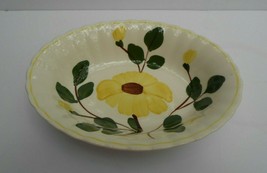 BLUE RIDGE Colonial Yellow Nocturne oval serving bowl s - £27.21 GBP
