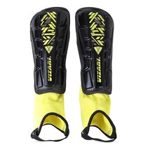 Vizari SMU MALAGA Shinguards BLACK/YELLOW, Size Large - $13.49