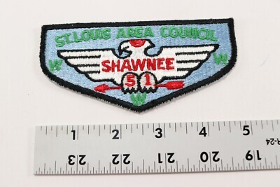 Vtg St Louis Shawnee Lodge 51 OA Order Arrow WWW Boy Scouts America Flap Patch Item image 4