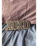 XOXO Wooden Home Decor Plaque Decoration Living room Bedroom Cabin  - $165.04 MXN