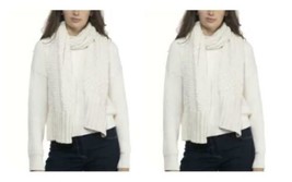 Charter Club Chenille Muffler Scarf Ivory One size 72&quot; x 12&quot; - £15.88 GBP
