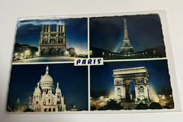 Postcard Paris France Highlights Architecture Highlights 1963 Posted - £4.95 GBP