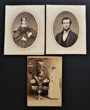 1860 Antique Photographs Harrisburg Pa Snyder Stentz Motzinger Family Enhanced - £98.88 GBP