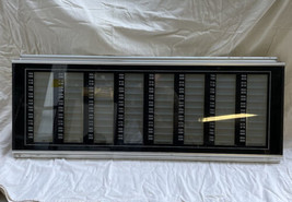 NSM PRESTIGE SELECTION BOARD MUSIC GLASS FRONT SONGS JUKEBOX PARTS - $97.24 CAD