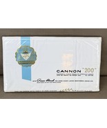 Vtg Cannon Royal Family 200 Twin Flat Sheet NOS NIP White Percale Pima C... - $32.34 CAD