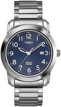 Timex T2P132 Men&#39;s Highland Street Stainless Steel Expansion Bracelet Watch - £38.99 GBP