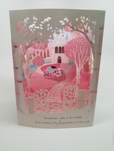 VALENTINE&#39;S 3D Hallmark Card *PAPER WONDER** Carriage wife husband girlf... - £5.47 GBP