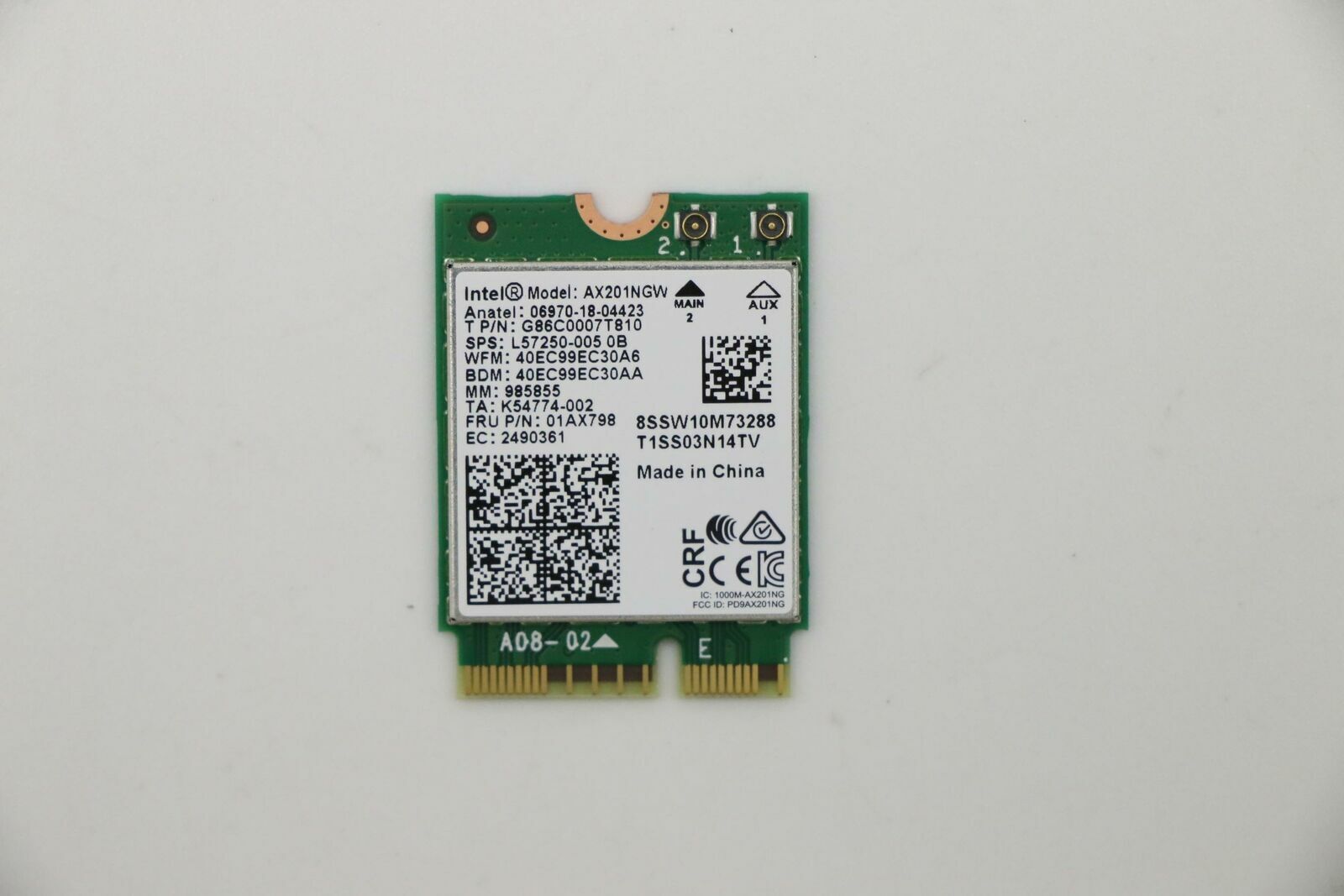 Primary image for 01AX798 Lenovo Wireless Card 81Y6000DUS LEGION 5-15IMH05H