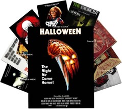 9 Vintage Horror Movie Posters, 8 X 10 Inch, Creepy Vintage Scary Movie Film - £24.98 GBP