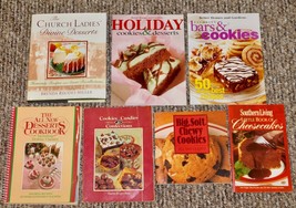 Dessert Cookbook Cookies+++ Holiday LOT 7 Better Homes Southern Living+++ - £16.60 GBP