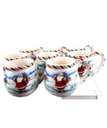 Kathy Ireland Home Once Upon A Christmas by Gorham Coffee Mugs Set of 8 - $64.35