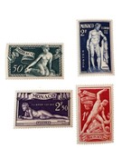 MONACO Stamps UNPOSTED F.J. Bosio Aristee, Nymphe Salmacis, Hyacinthe, H... - £7.76 GBP