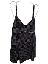 Vintage Rose Marie Reid Swimsuit Size 18 One Piece Polka Dot Tankini Skirt  - £39.32 GBP