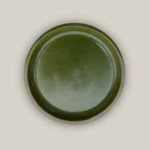 Ten Thousand Pots - Round Apple Green Ceramic Plant Saucer - Sizes 8&#39;&#39;-24&quot; - £20.88 GBP+