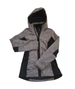 CHAMPION -  Jacket Women&#39;s size Small Black Gray Full Zip Up Hooded 2 Po... - $368.71 MXN