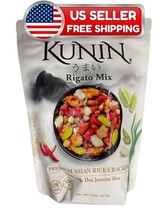 2 Bags KUNIN Rigato mix premium Japanese rice crackers  20 oz - £30.34 GBP