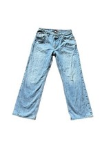 Hawk Mens Light Wash Jeans 100% Cotton Size 32x30 - £17.10 GBP