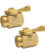 Hourleey 2 Pack Solid Brass Garden Hose Shut off Valve with 2 Extra Rubb... - $414.20 MXN Hourleey 2 Pack Solid Brass Garden Hose Shut off Valve with 2 Extra Rubb... - $414.20 MXN