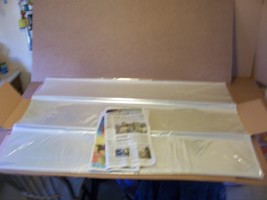 10 PCS 60 x 40 ADJUST 38 36 34 32 CLEAR CELLOPHANE ART ARCHIVAL STORAGE ... - $107.40