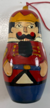 1 Christmas Russian Wooden Nesting Doll Nutcracker Soldier Midwest Importers - £11.86 GBP