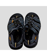 Boys Keen Newport Sandals Size 1 Navy Blue Great Condition - $25.86 CAD