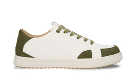Vegane weiße Low-Top-Sneaker Unisex Turnschuhe aus PET recycelten Mikrof... - $112.89