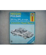Nissan Pulsar,  Haynes Repair Manual, Service Guide 1983-1986. Book - €8,11 EUR