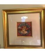 originl 1897 Alphonse Mucha Lefevre Utile Gaufrettes Biscuit Label Frame... - €1.108,17 EUR