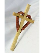 Art Weinert Handcraft Crucifix Cross Red Heart Wooden  15-1/2&quot; x  8&quot; - €47,49 EUR