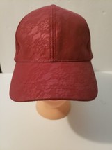 MyOnly Baseball Hat/Cap Women&#39;s Maroon Polyester Adjustable One Size Fits Most - £19.37 GBP
