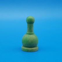 Clue Rustic E2482 Green Mr. Green Wood Token Replacement Game Piece 2017 - £1.31 GBP