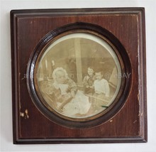 Antique Framed Photo Pleasant Point Ny Ruth Marshall Dru Lewis Rufus Peck After - £37.71 GBP