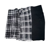 Set Of 3 Ann Taylor Pencil Mini A Line Skirt Women Size 4 Petite Wool Bl... - £22.36 GBP