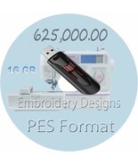 Embroidery Designs 550,000 PES Format Characters Embroidery Designs for ... - $51.56 CAD