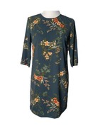 Banana Republic Floral Pattern Shift Dress 3/4 Sleeve Colorful Womens Size 0 - $44.55