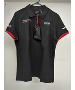 New OEM Genuine Porsche Ladies Large Polo BOSS HUGO Shirt Black WAP4340X... - £69.91 GBP